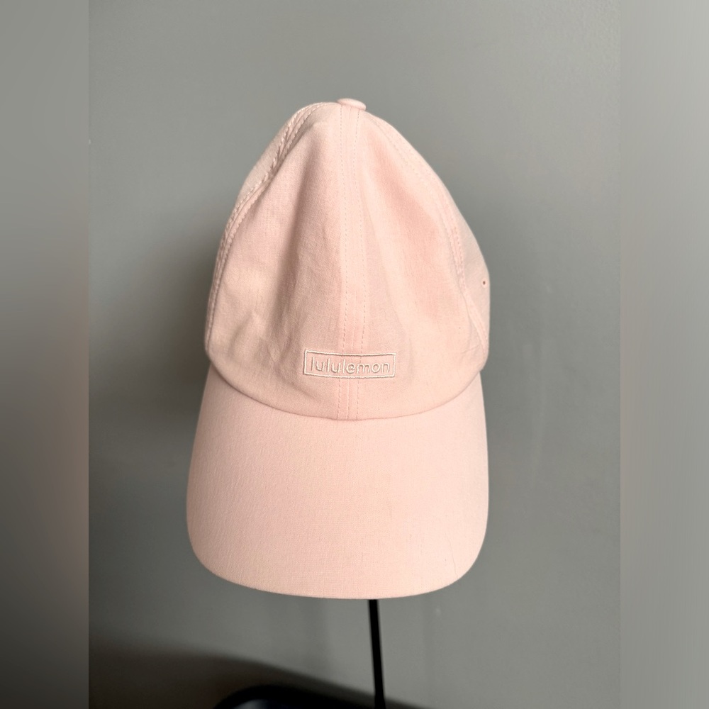 Lululemon Light Pink “Baller” Baseball Cap